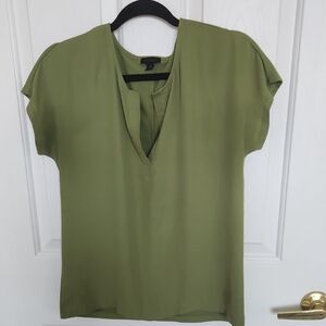 Ann Taylor Sage Green Blouse